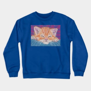 Orange ginger kitten Crewneck Sweatshirt